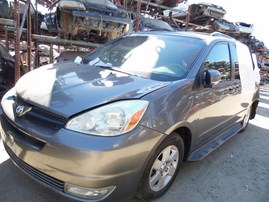 2004 TOYOTA SIENNA XLE GRAY 3.3L AT 2WD Z18366
